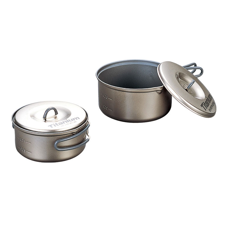 EVERNEW チタンクッカーセット S セラミック アウトドア キャンプ