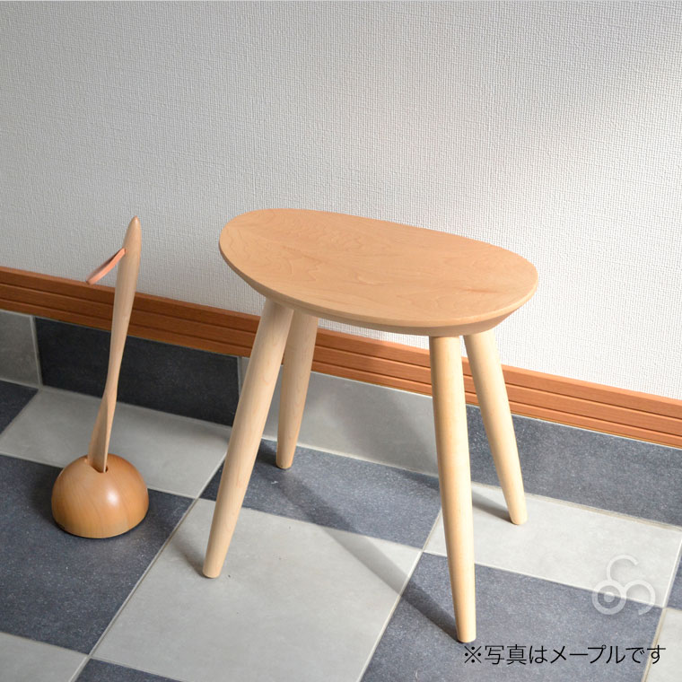 cosine（コサイン） (プレゼント付) エントランススツール タモ材 ST