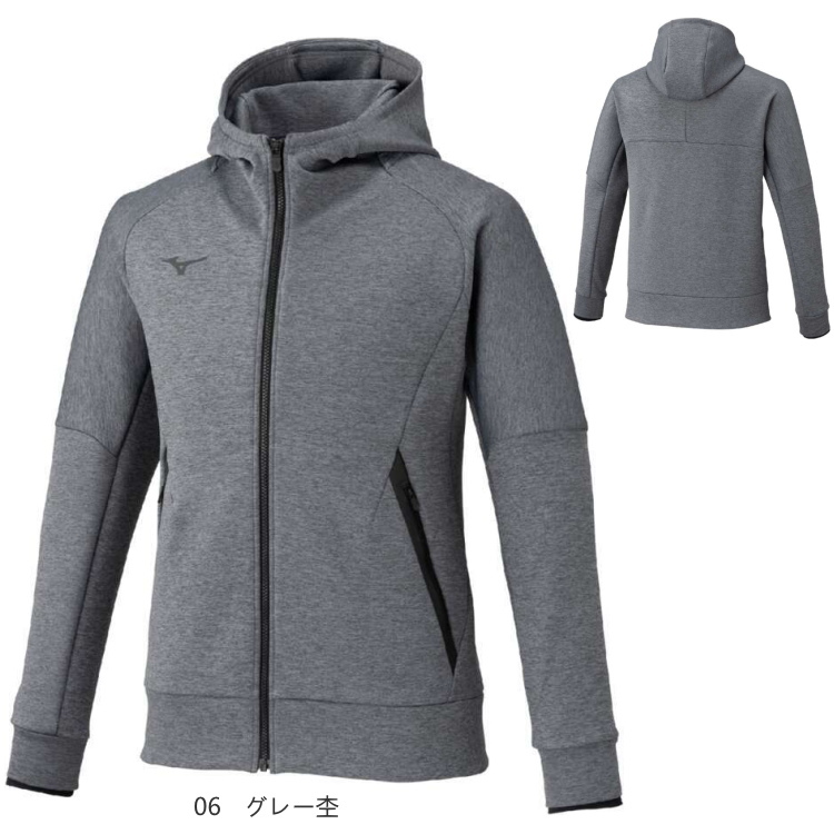 MIZUNO（ミズノ） ストレッチスウェットフーディジャケット メンズ