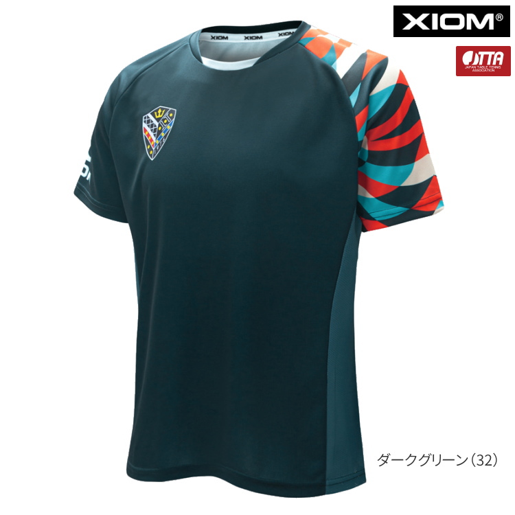 XIOM（エクシオン） 卓球ユニフォーム タイラ ゲームシャツ メンズ