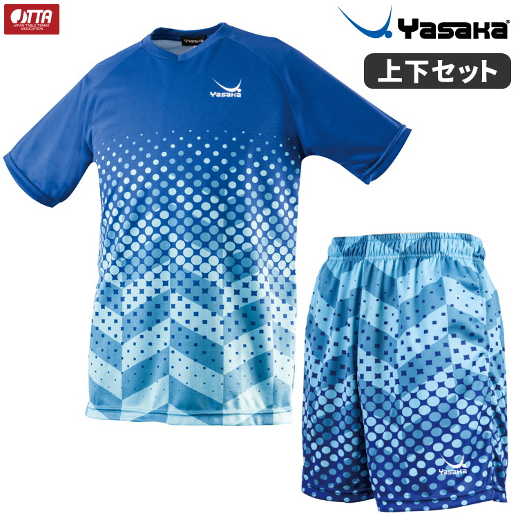 ヤサカ（Yasaka） 卓球ユニフォーム ドットグラデユニフォーム シャツ