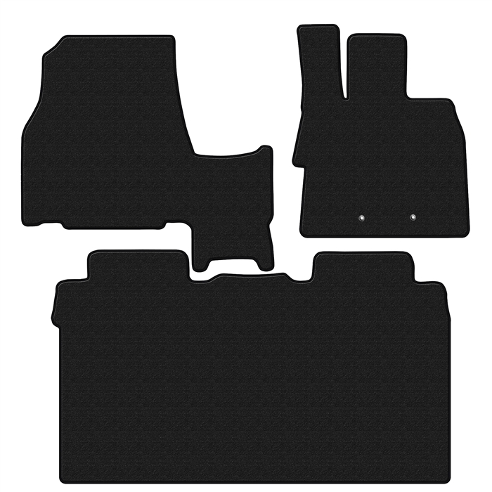 Aviles（アヴィレス） 厚さ20mm 高級マット デリカD5 前席とラグマット