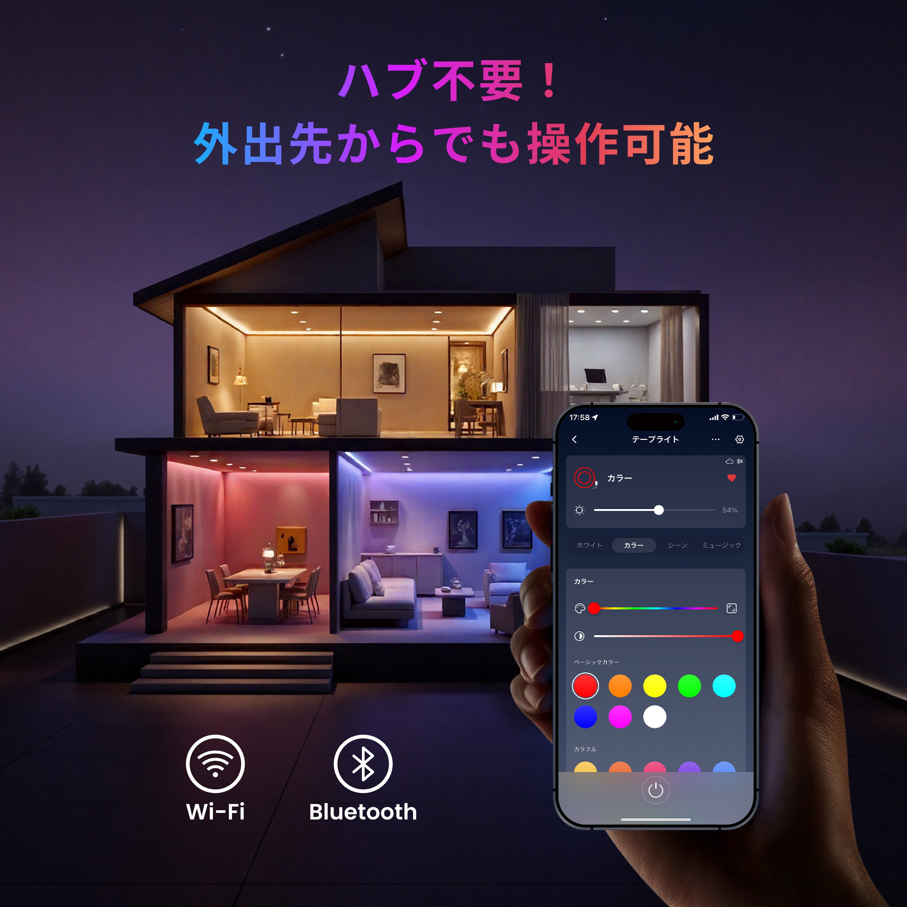 SwitchBot（スイッチボット） SwitchBot LED テープライト3 Alexa