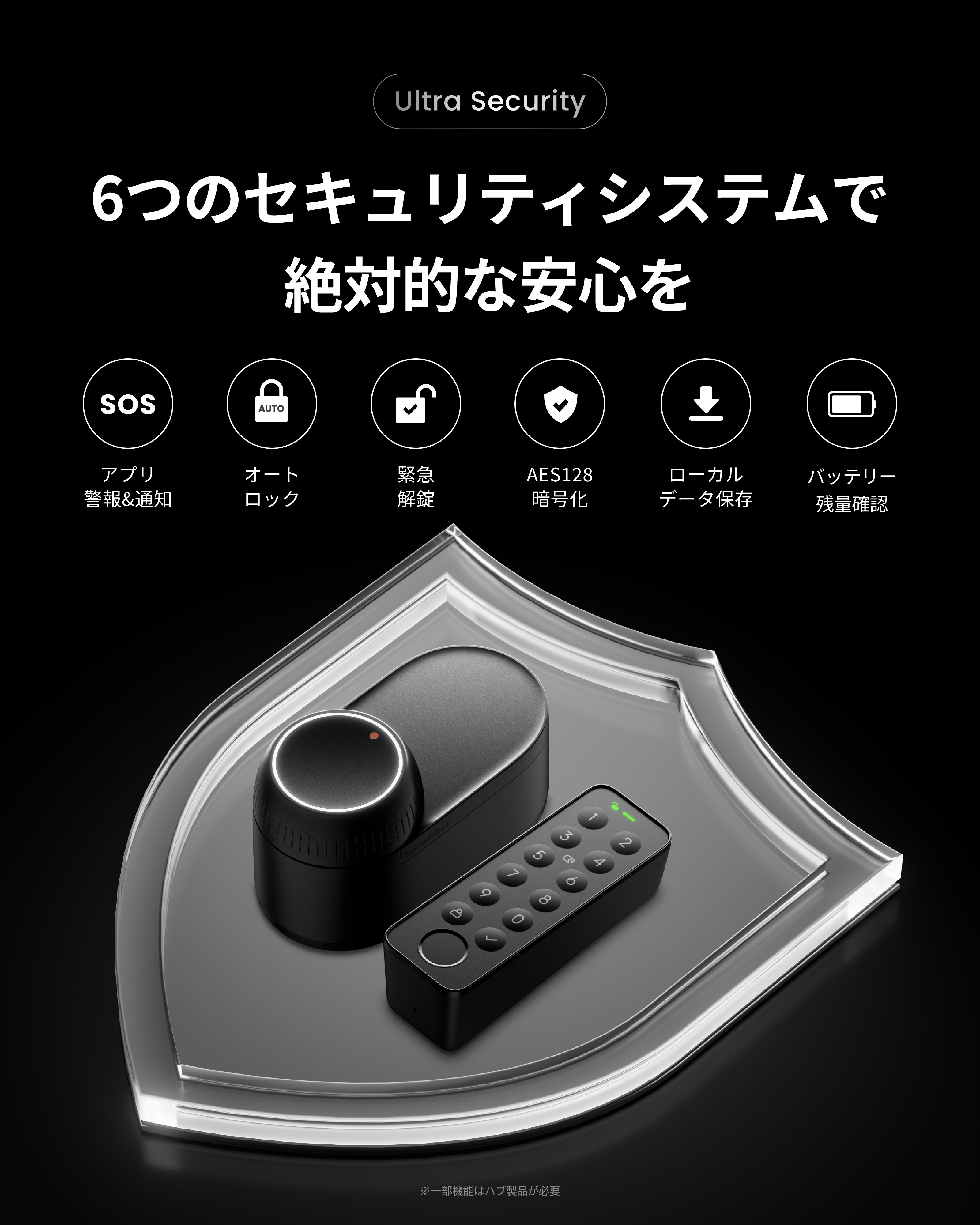 SwitchBot（スイッチボット） スマートロック Ultra 鍵 スマートキー