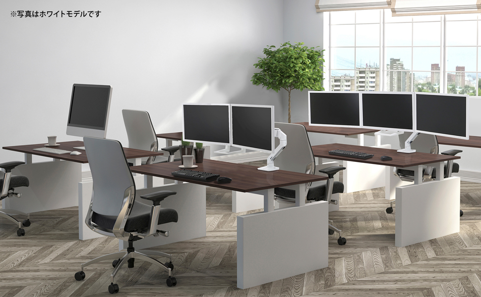 エルゴトロン（ergotron） HX デスクデュアルモニターアーム ホワイト