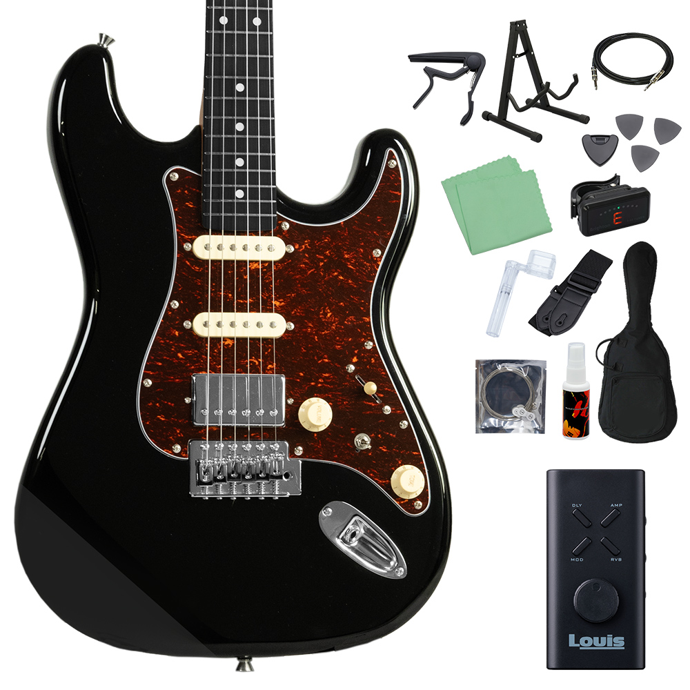 Eris. エリス Nestia エレキギター初心者14点セット ヘッドホンアンプ