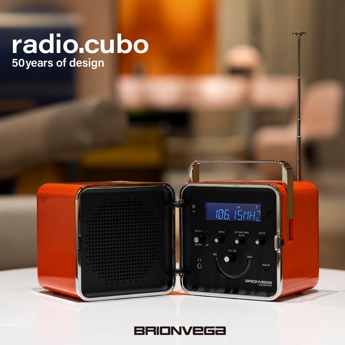 BRIONVEGA ブリオンベガ radio.cubo ラジオキューボ 50周年モデル
