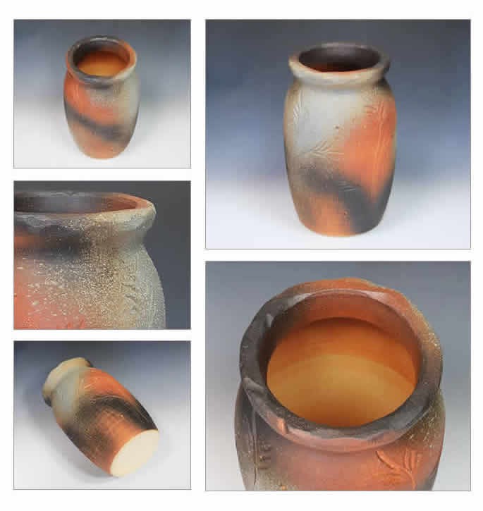 傘立て 陶器 おしゃれ 信楽焼 かさたて 和風 傘入れ モダン 緋色 玄関