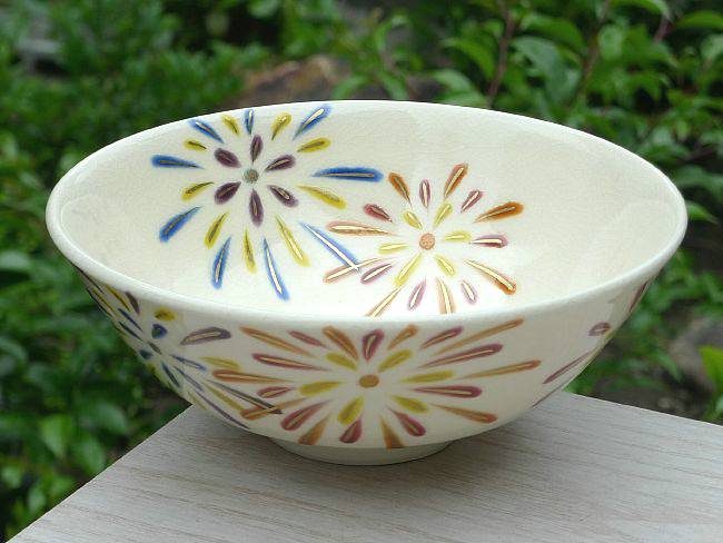 京焼 清水焼 平茶碗 花火 宝泉 : 松韻堂 Yahoo!店 - 通販 - Yahoo