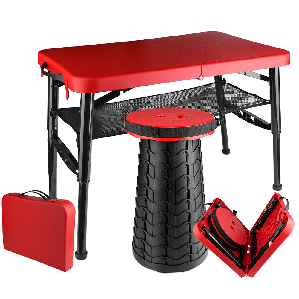 ポータブル テーブル チェア セット 折りたたみ椅子 アウトドア 机