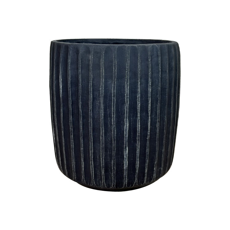 植木鉢 おしゃれ グラスファイバー バーチカルポット UN256-295 9.5号