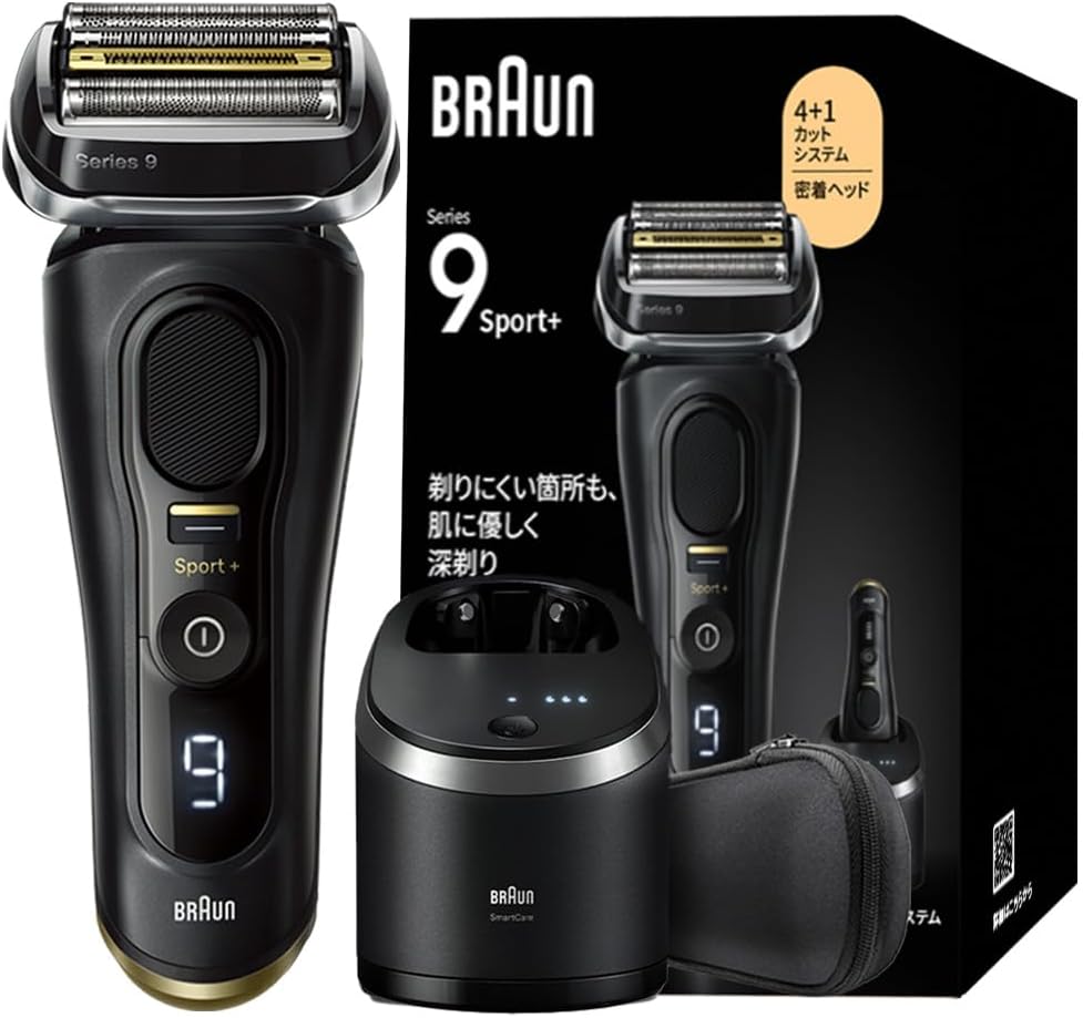BRAUN Series 9 ブラウン 電気シェーバー シリーズ9 SPORT+ ブラック