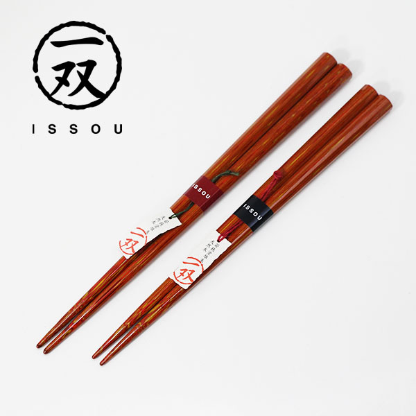 箸 木製 百回塗り 八角 富士 お箸 おはし 八角箸 若狭塗 日本製 国産