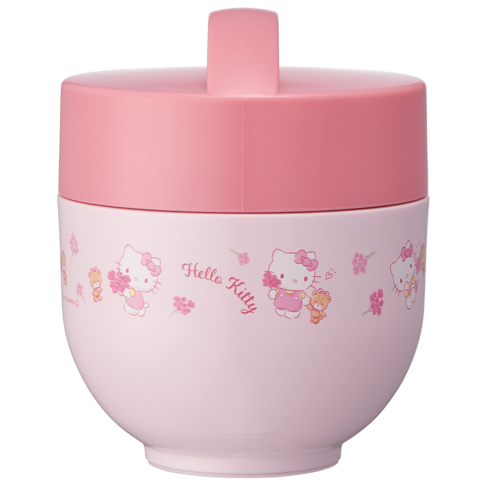 ハローキティ 抗菌 保温 ランチ ジャー 540ml お弁当箱 カフェ丼