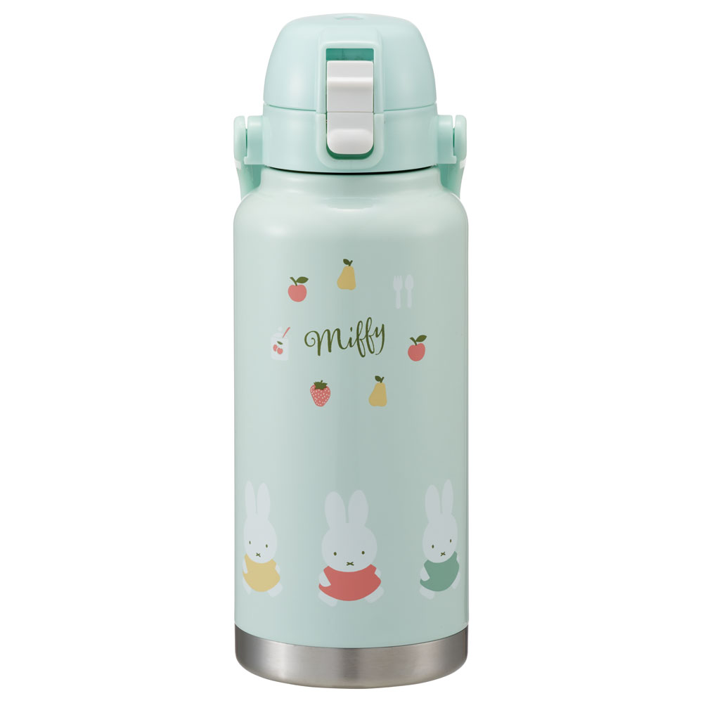 Miffy（ミッフィー） ハンドル付き 直飲み 水筒 1000ml 保冷専用 持ち