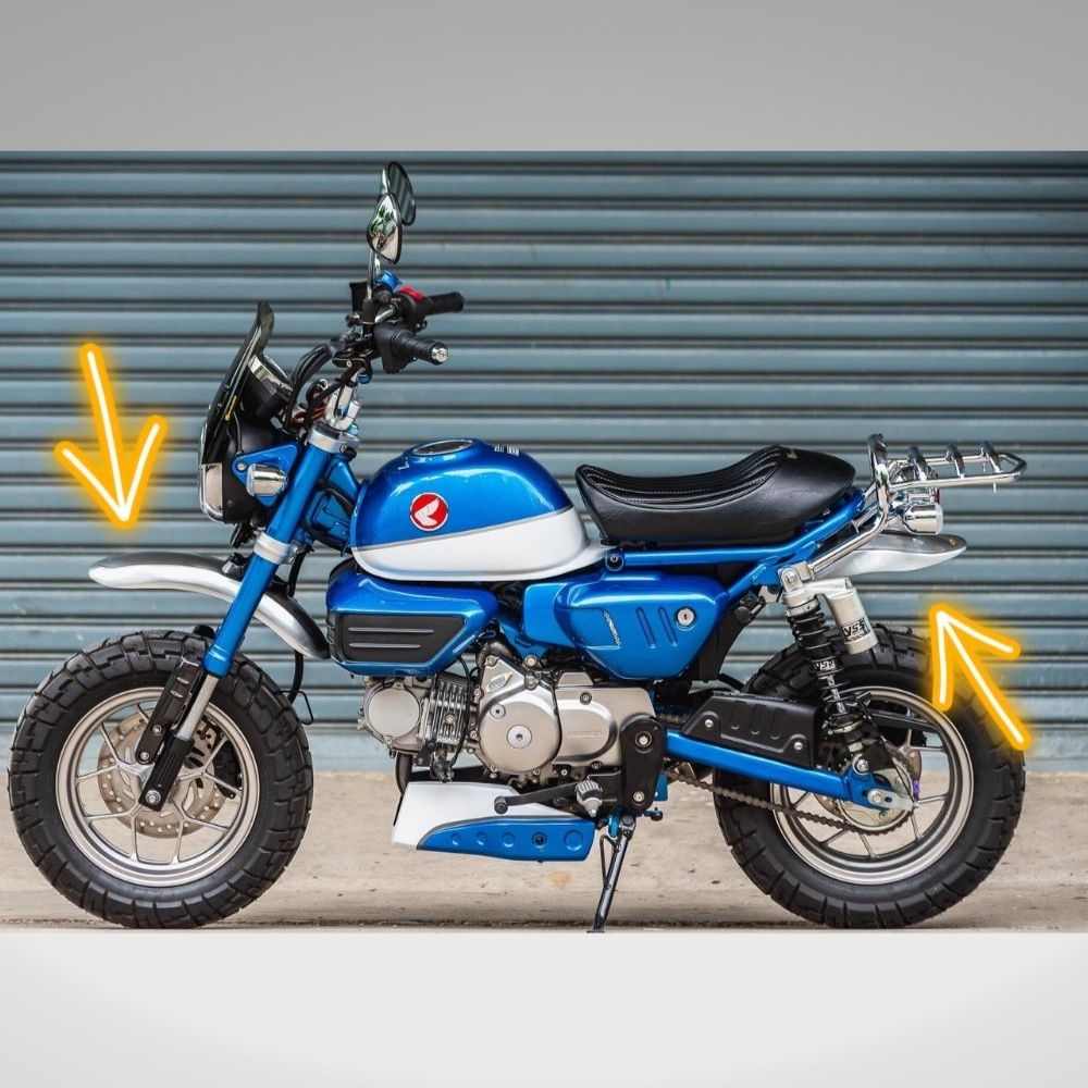 モンキー ホンダ モンキー125用フロントフェンダー＆リアフェンダー