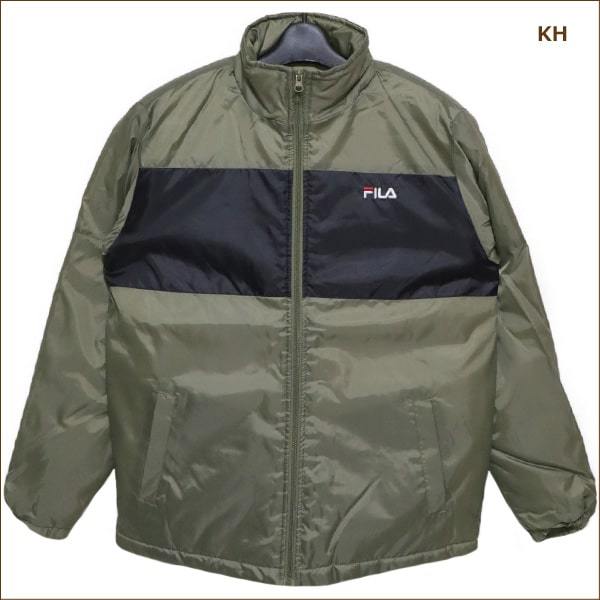 FILA（フィラ） メンズ 中綿 ジャンパー M L LL KH RD NV BK カーキ