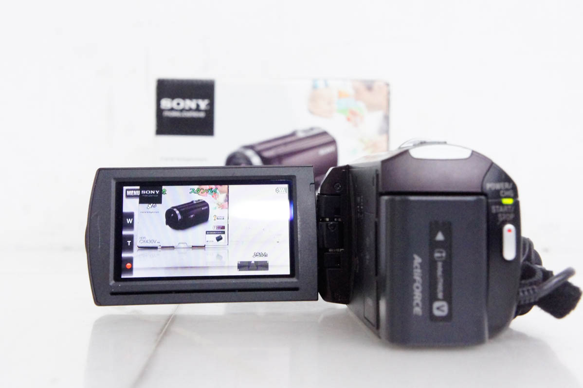 SONY HDR-CX430V ビデオカメラ本体 中古美品 オプションあり 中古