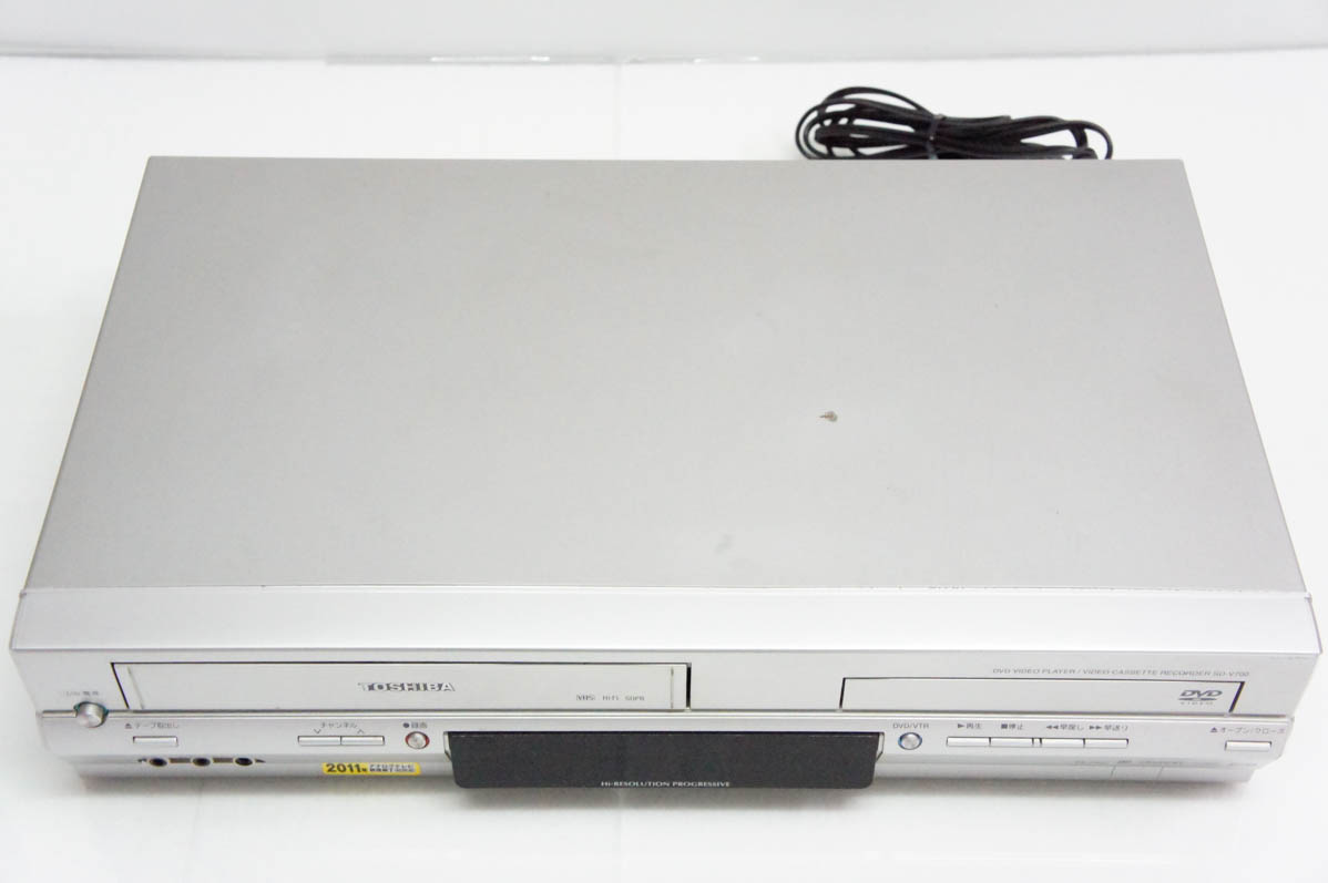 中古 東芝TOSHIBA VTR一体型DVDビデオプレーヤー DVDプレーヤー一体型