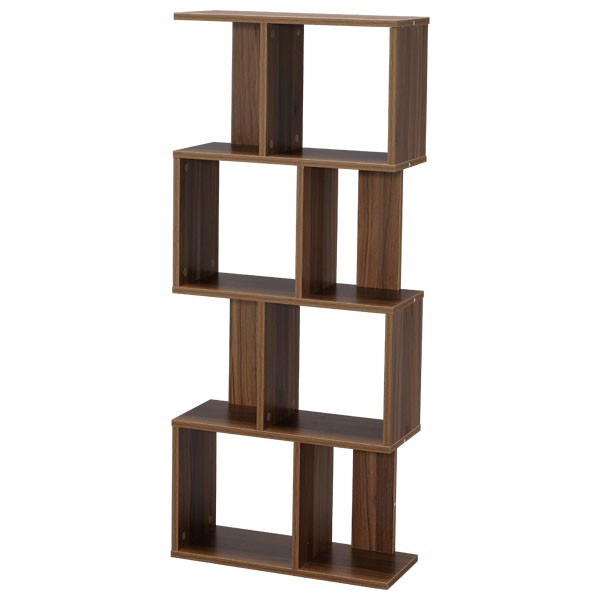 本棚 書棚 S字ラック オープンラック ラック オシャレ S字