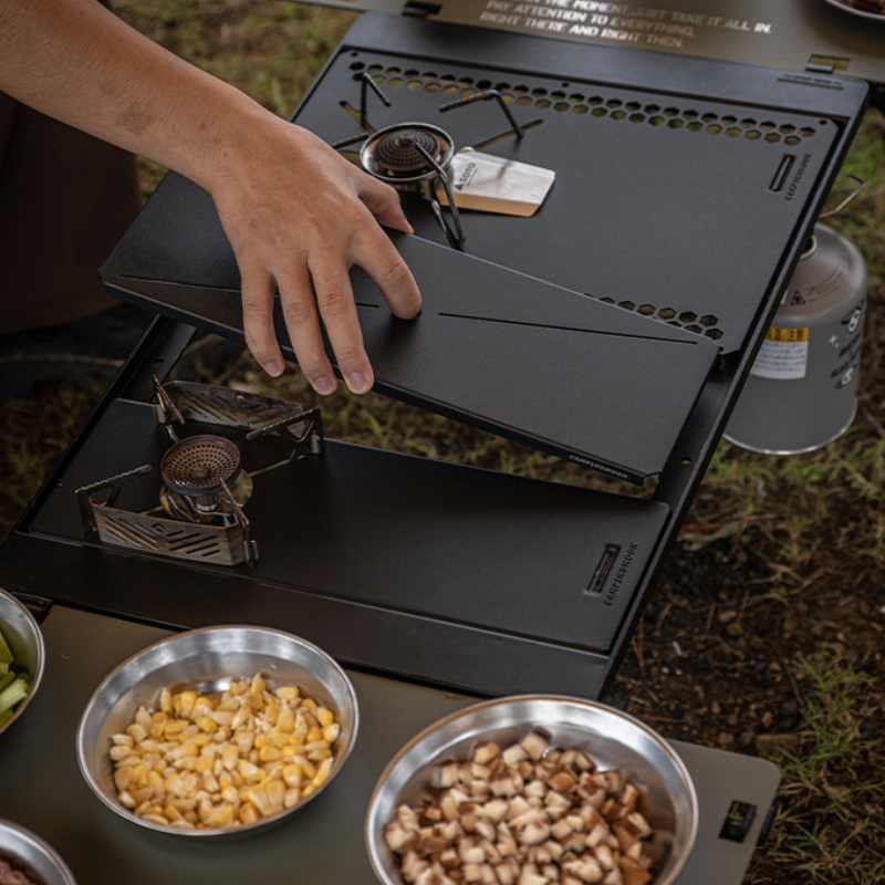 CAMPINGMOON IGT テーブル 天板 ブリッジテーブル 用 ハーフ