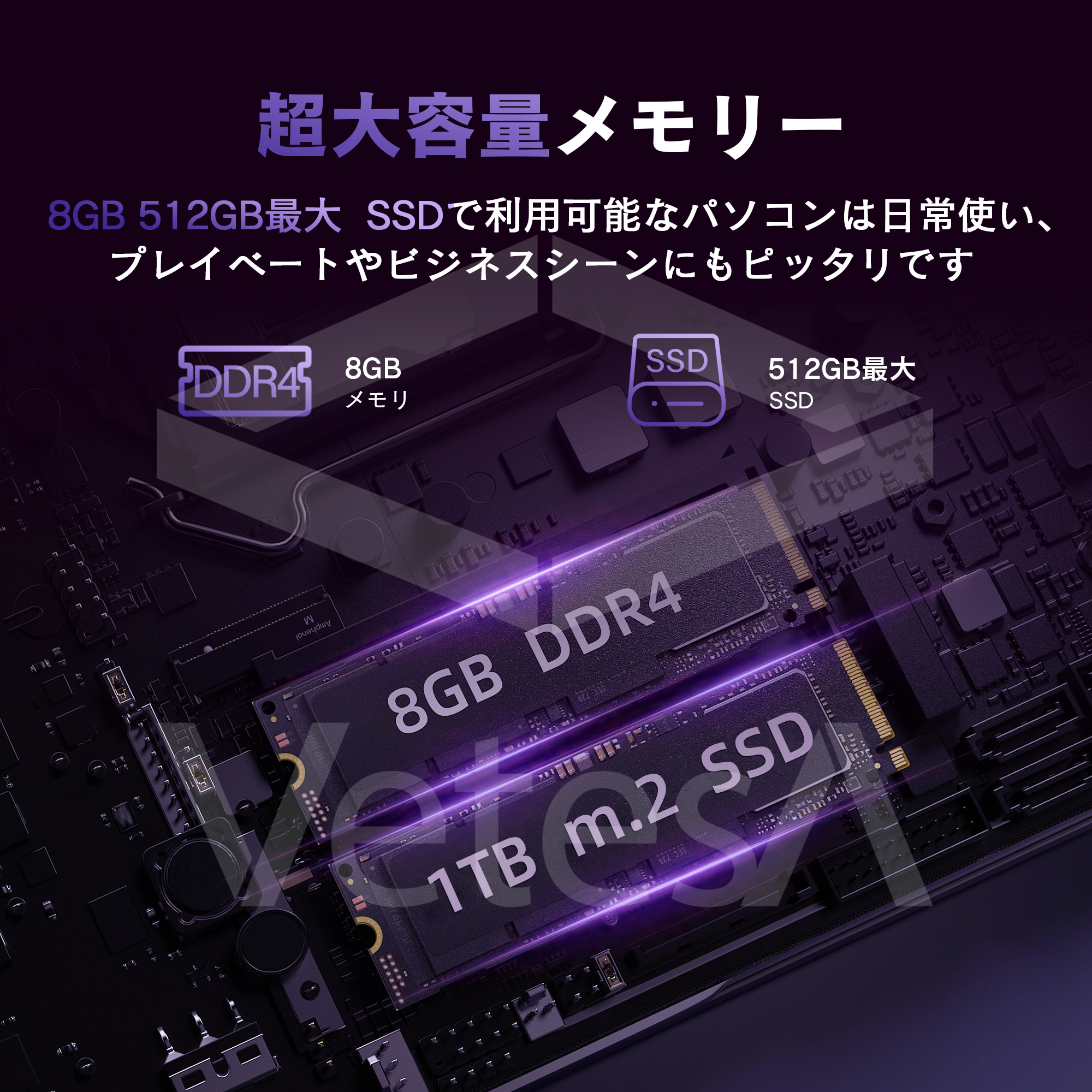 VETESA ノートパソコン 新品 薄型ノートPC office付き windows11 pro