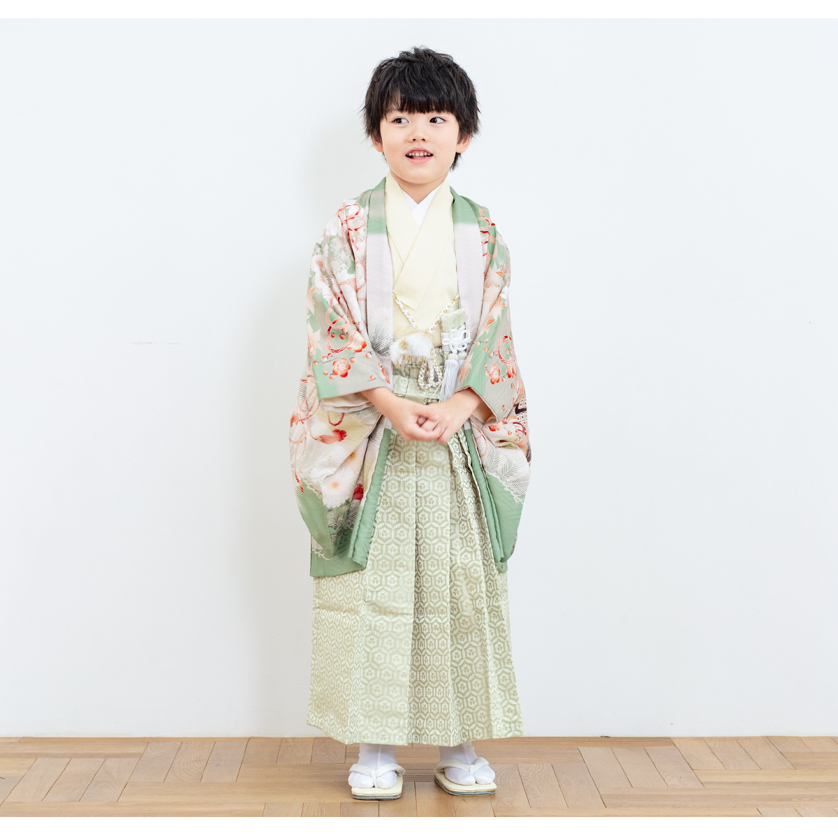SOUBIEN（創美苑） レンタル 七五三 着物 男の子 5歳 羽織袴 袴セット