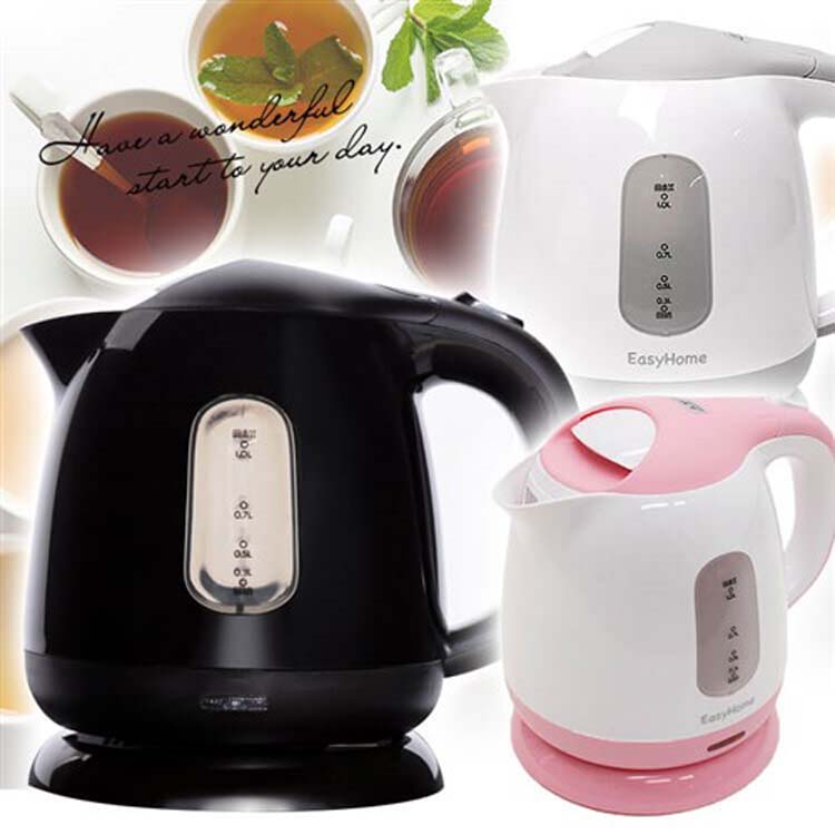 コンパクトケトル 湯沸かし器 1L ブラック HKT-100BK ( 1台 )/ ヒロ