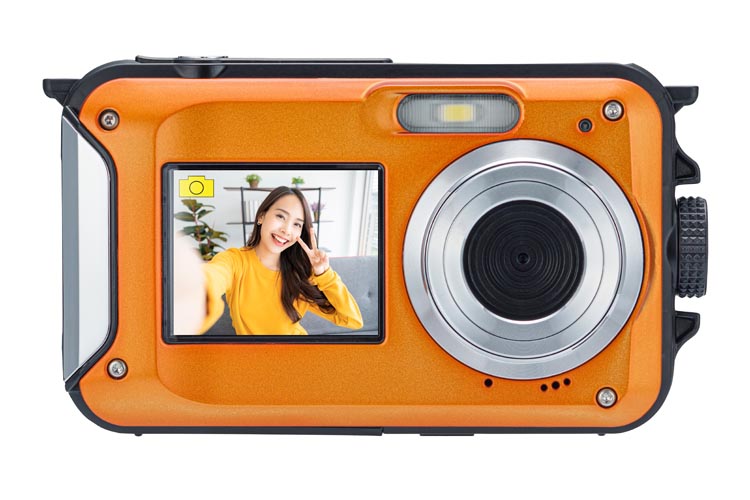 ベルソス 防水防塵デジタルカメラ オレンジ W150-VS-OR ( 1セット