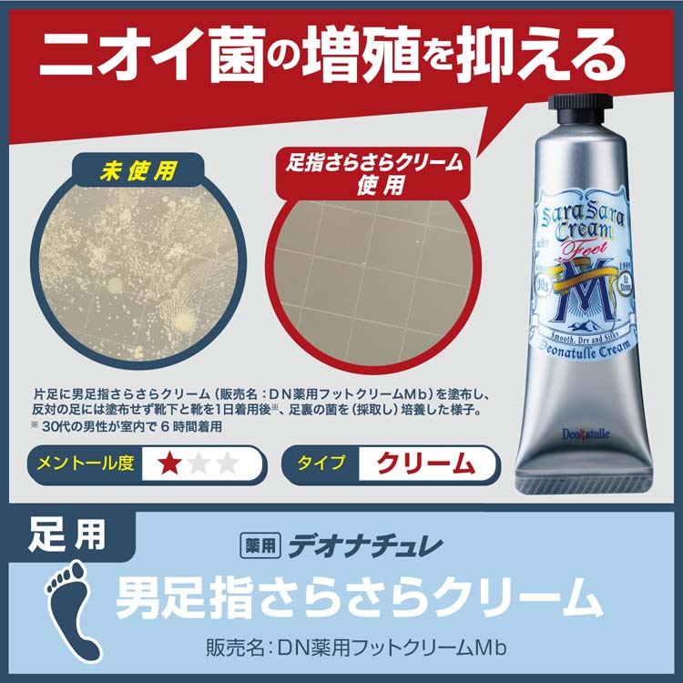 デオナチュレ 男足指さらさらクリーム ( 30g )/ : 爽快ドラッグ - 通販
