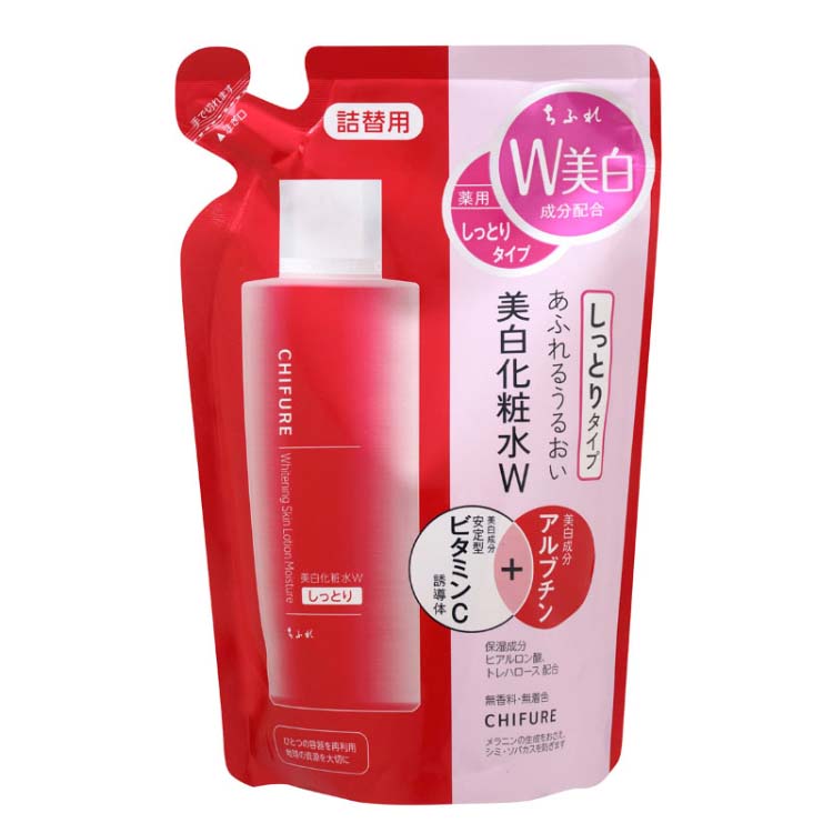 ちふれ 美白化粧水 W しっとりタイプ 詰替用 ( 180ml )/ : 爽快