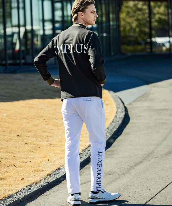 LUXE AKM PLUS リュクスエイケイエムプラス ゴルフ 防風ヘムロゴ