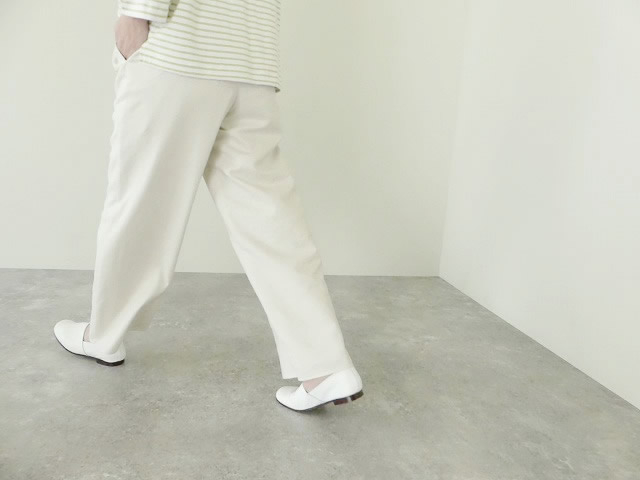 SALE】ma couleur(マ クルール) 杢調ツイルタンブラーパラッツォパンツ