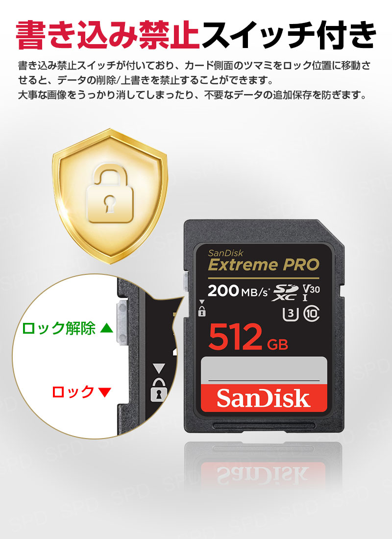 SanDisk（サンディスク） ポイント2倍 SDXCカード 512G SDカード