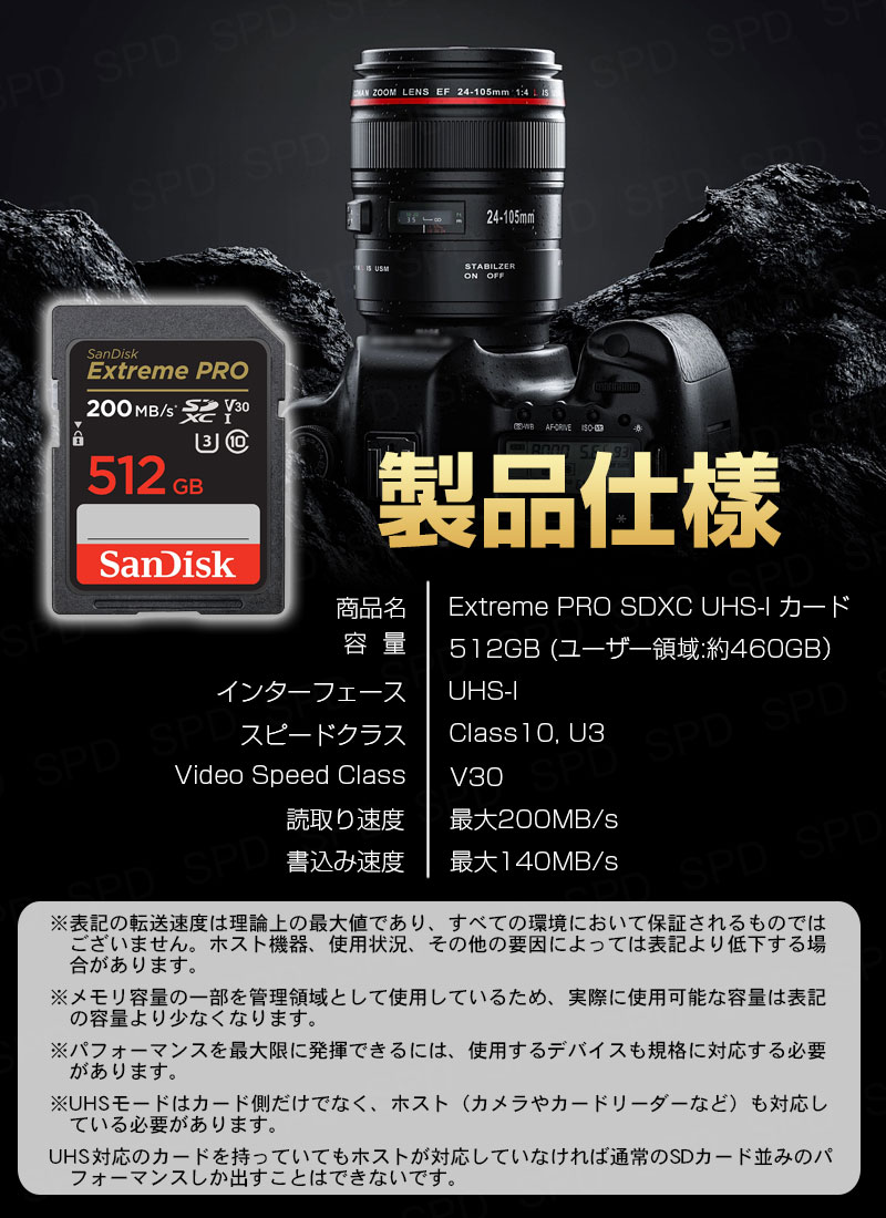 SanDisk（サンディスク） ポイント2倍 SDXCカード 512G SDカード