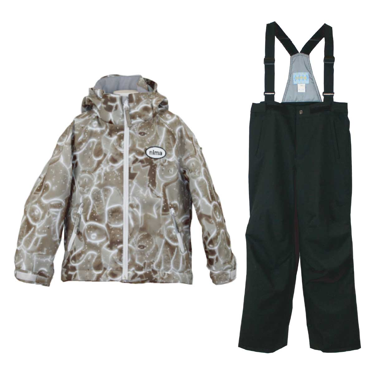 キッズ ジュニア スキーウェア上下セット スノーウェア スノーボード