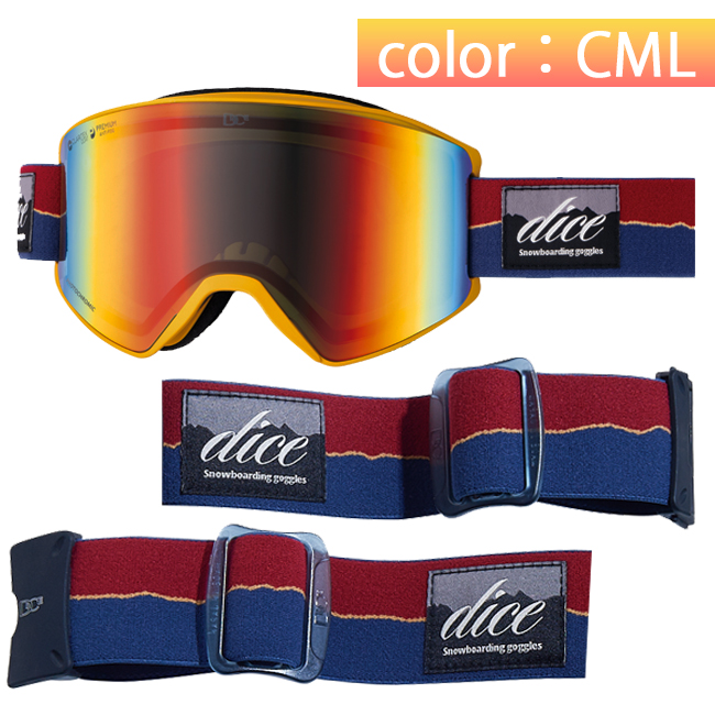 スノーゴーグル DICE ダイス SHOWDOWN ショウダウン ゴーグル
