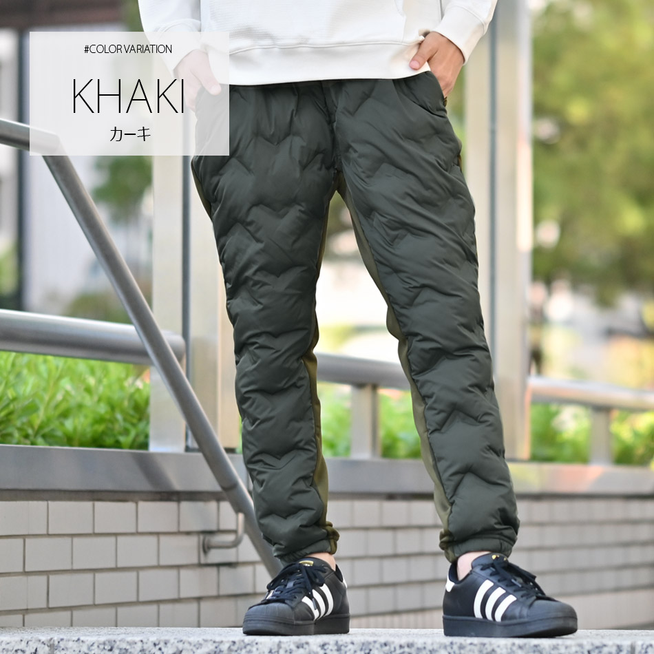 EVOLUTION（エボリューション） ダウンパンツ メンズ ジョガーパンツ