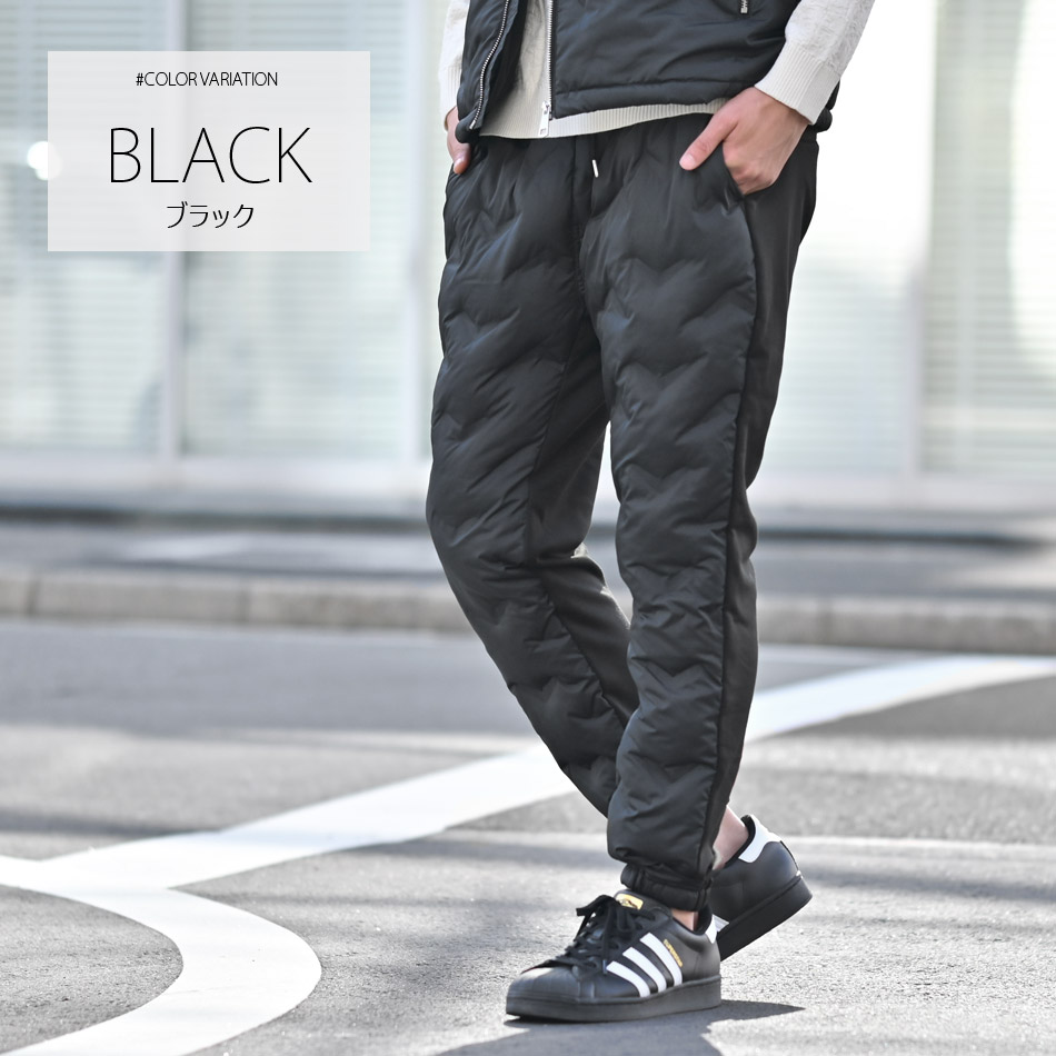 EVOLUTION（エボリューション） ダウンパンツ メンズ ジョガーパンツ