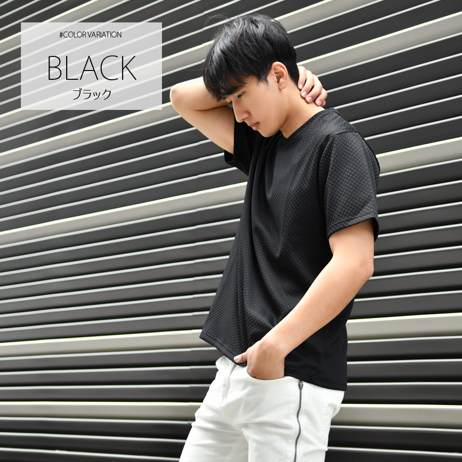 EVOLUTION（エボリューション） Tシャツ メンズ 半袖 Vネック 浅め