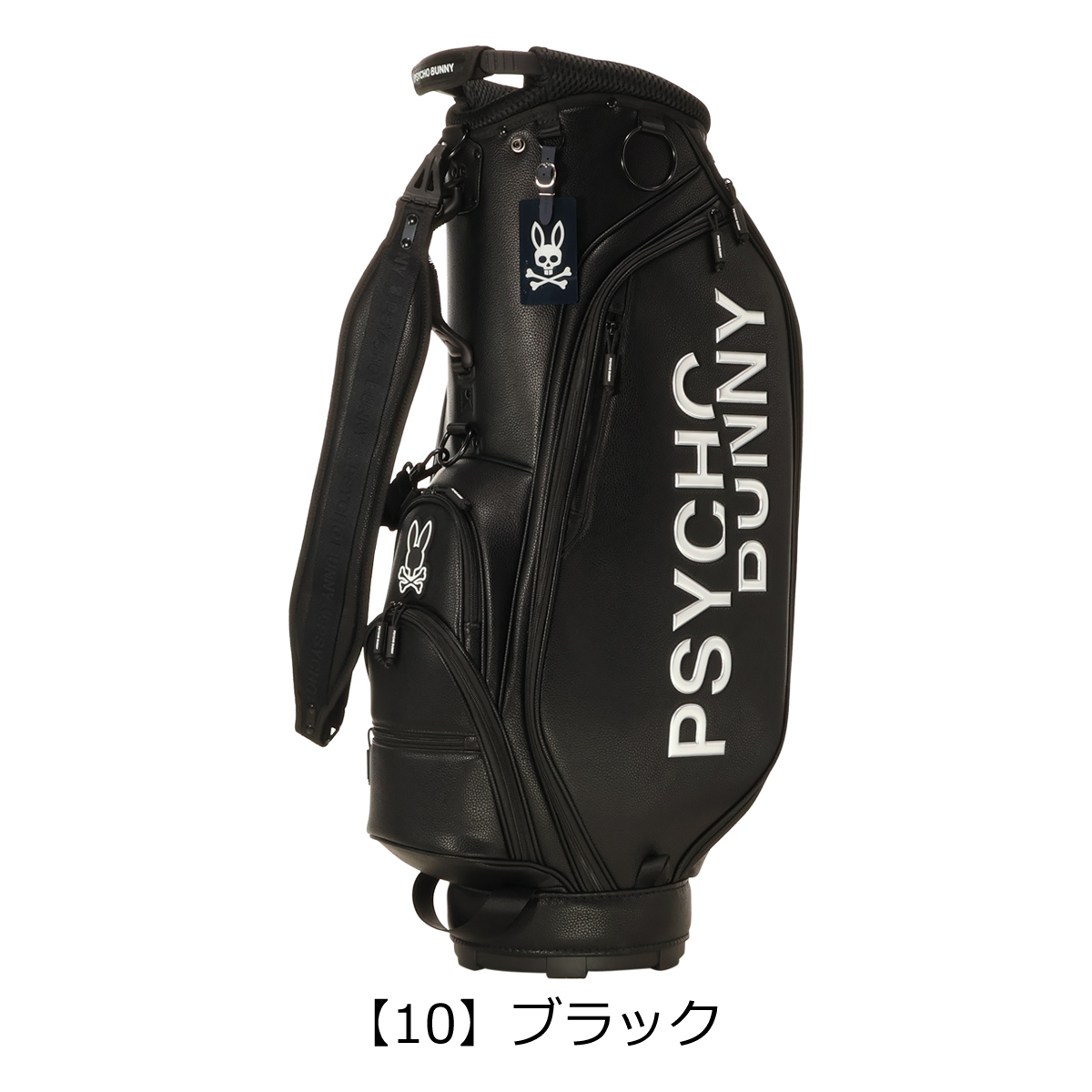 Psycho Bunny（サイコバニー） ゴルフ キャディバッグ カート型 9型 46