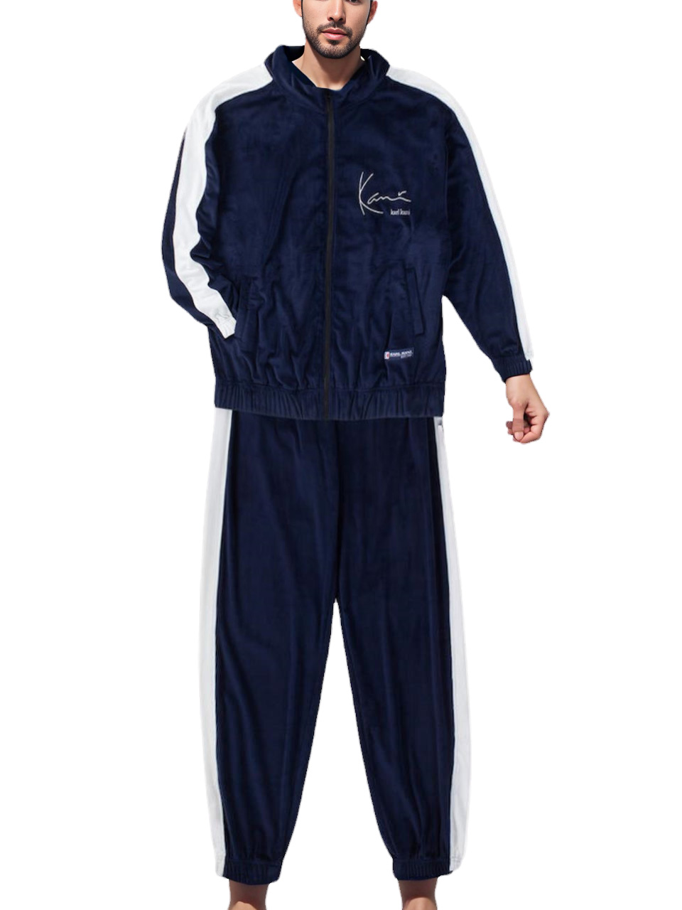 Karl Kani（カールカナイ） ベロアスウェット 上下 大きいサイズ