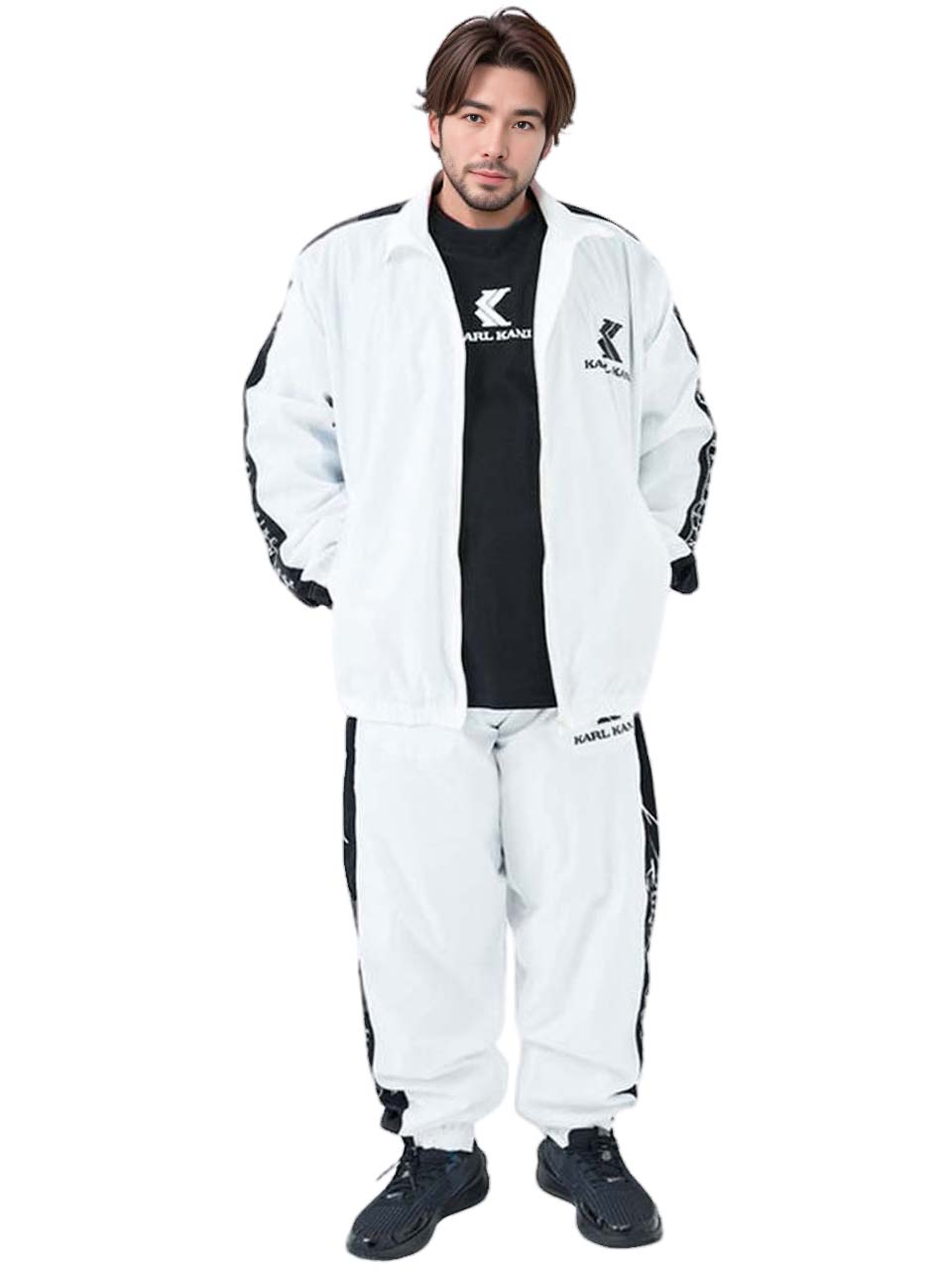 Karl Kani（カールカナイ） ジャージ 上下 セットアップ メンズ 大きい