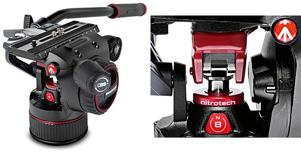 Manfrotto（マンフロット） ナイトロテックN8ビデオ雲台+536カーボン