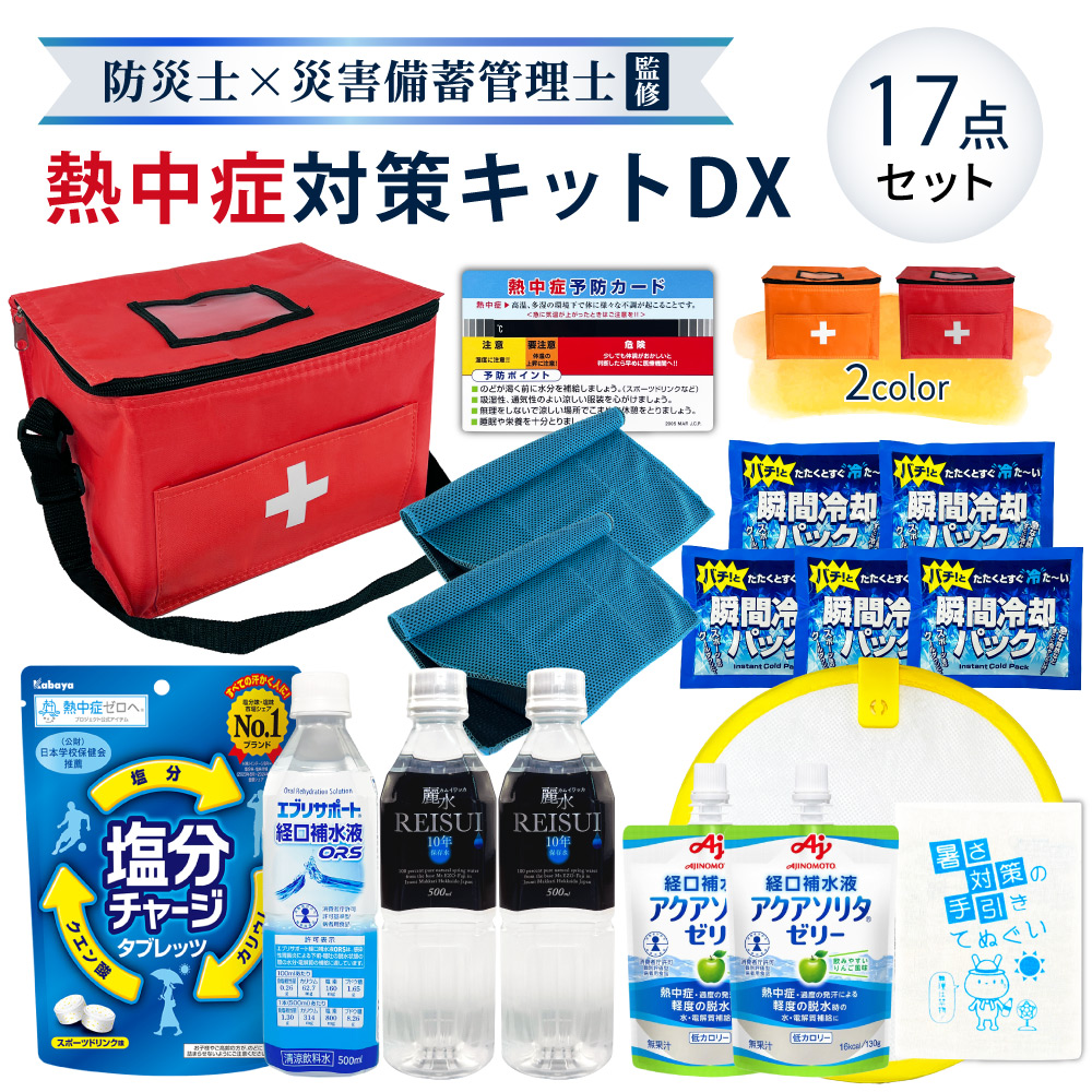 熱中症対策用品 熱中症対策キットDX 17点 1セット 暑さ対策 クーラー