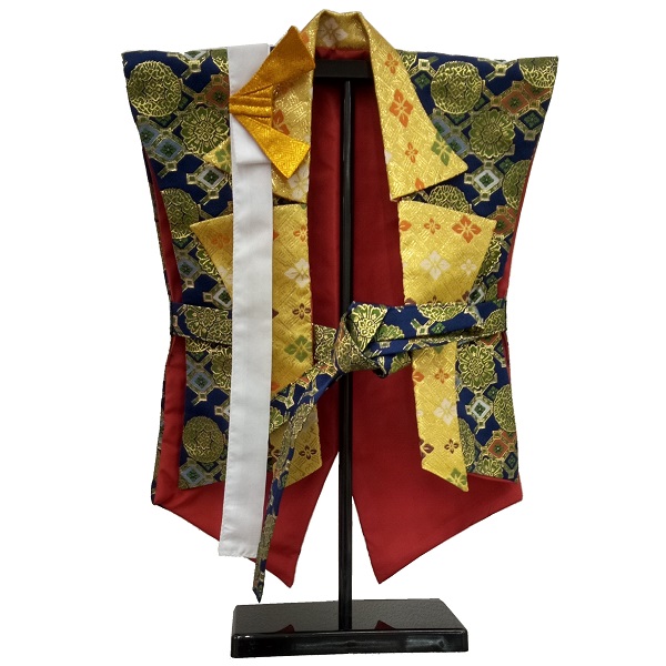 五月人形 兜飾り平飾 加藤一冑作 1/4号 伊織 濃茶塗金屏風 2025-tb070