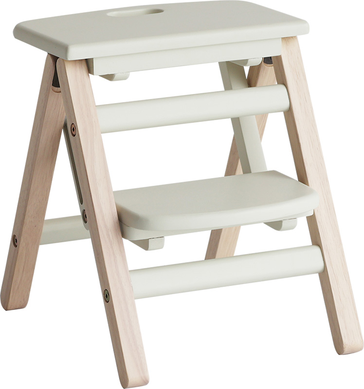 脚立 2段 ステップチェア 踏み台 おしゃれ 折り畳み 完成品 木製 天然