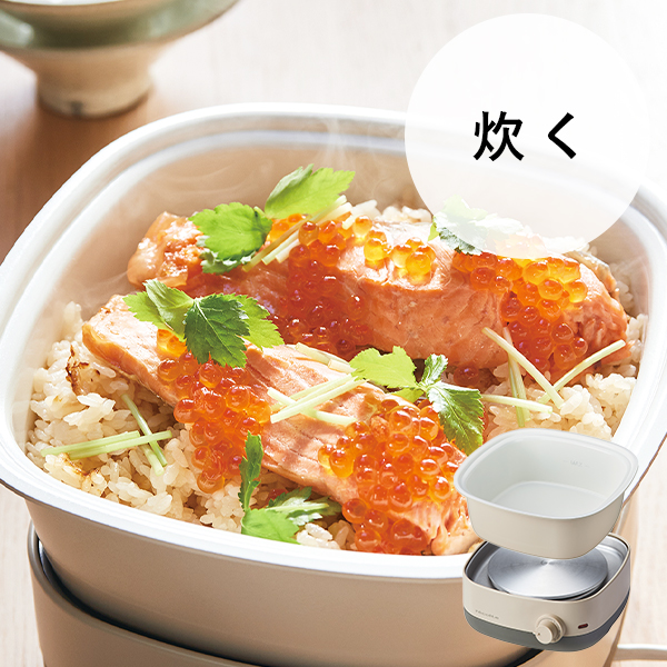 recolte（レコルト） 特典あり ポットデュオ キャレ 電気鍋 マルチ