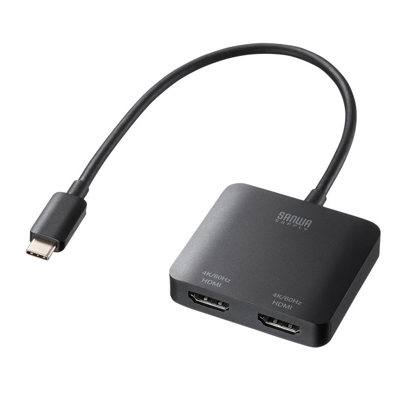 SANWA SUPPLY（サンワサプライ） USB-C HDMI 変換アダプタ 2画面 4K