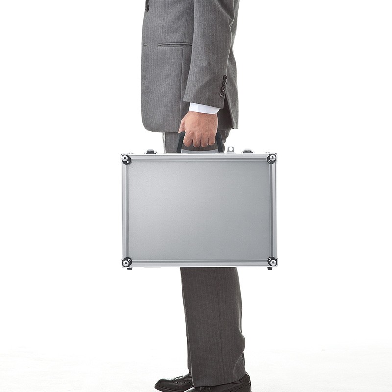 SANWA SUPPLY（サンワサプライ） アルミケース 鍵付き .錠前 南京錠